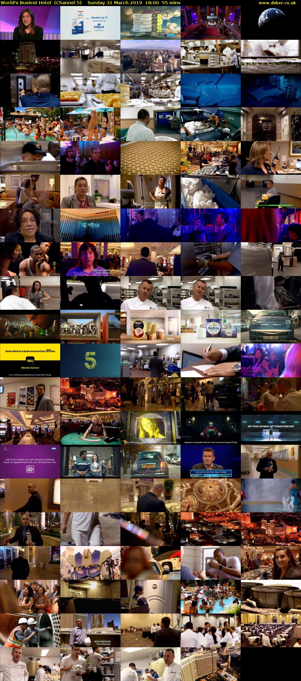World's Busiest Hotel  (Channel 5) Sunday 31 March 2019 18:00 - 18:55