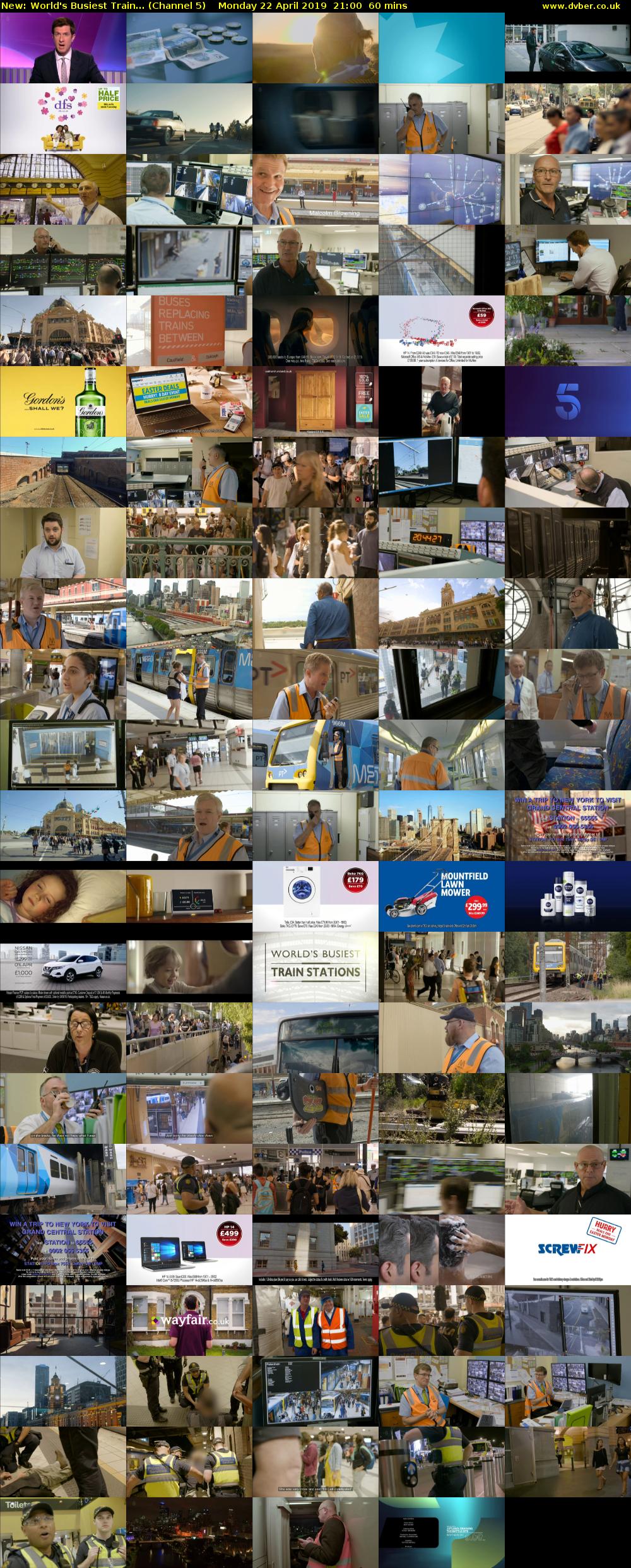 World's Busiest Train... (Channel 5) Monday 22 April 2019 21:00 - 22:00