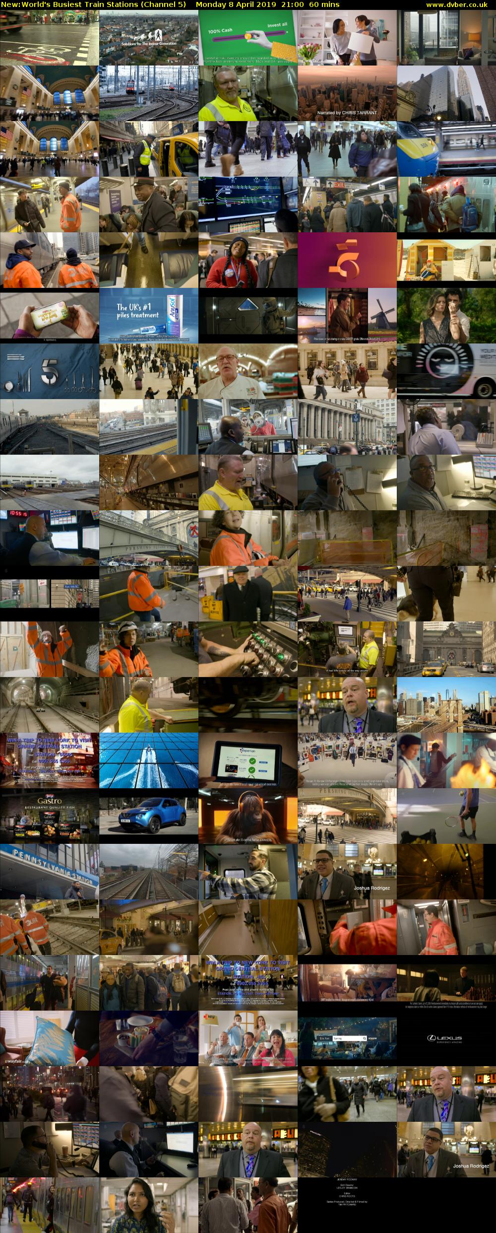 World's Busiest Train Stations (Channel 5) Monday 8 April 2019 21:00 - 22:00