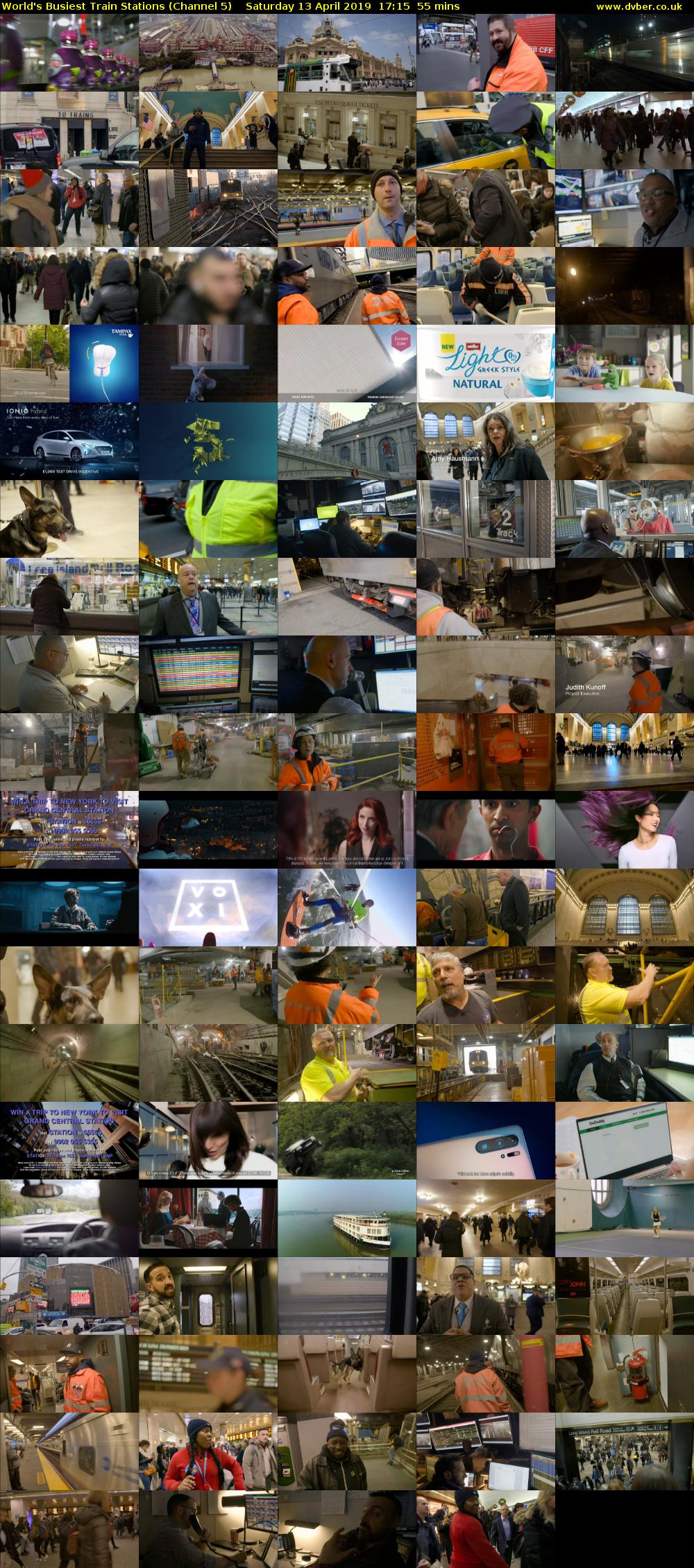 World's Busiest Train Stations (Channel 5) Saturday 13 April 2019 17:15 - 18:10