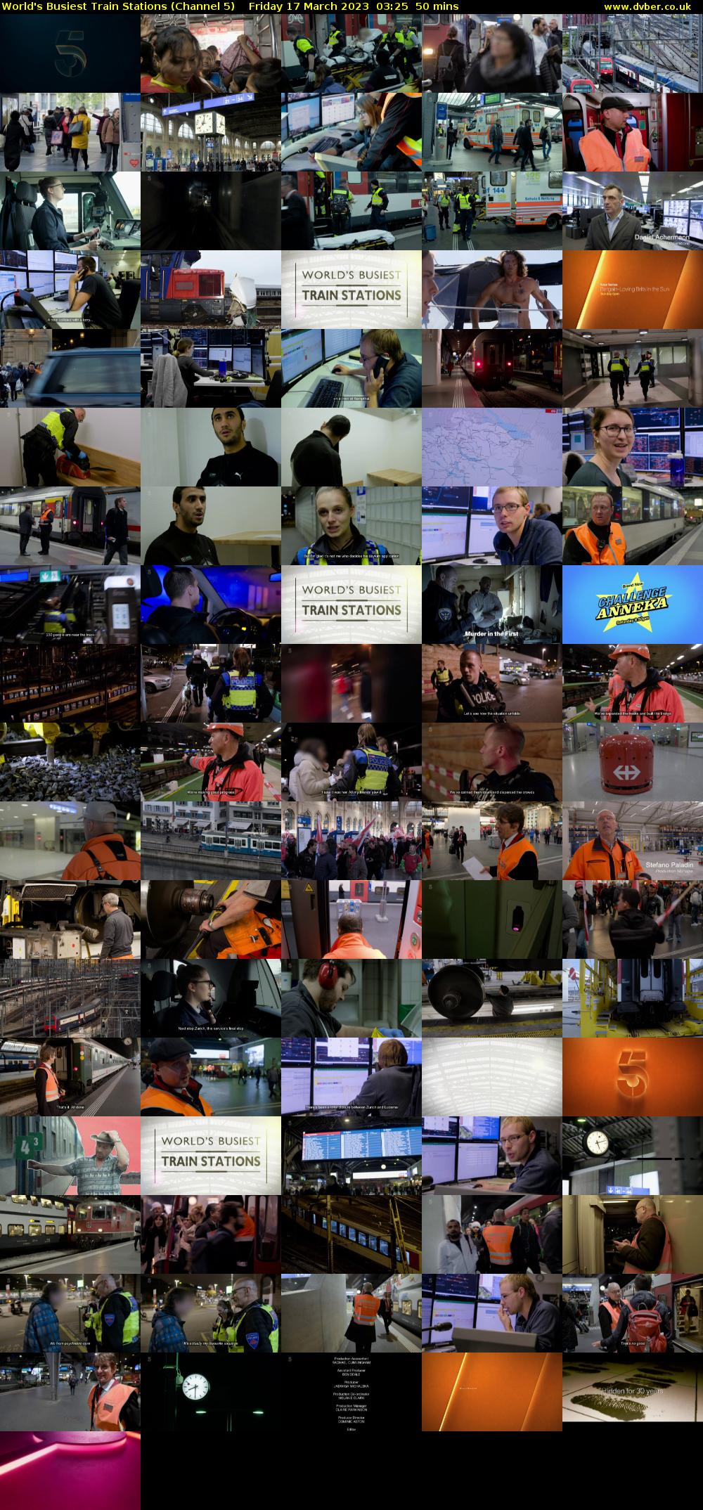 World's Busiest Train Stations (Channel 5) Friday 17 March 2023 03:25 - 04:15