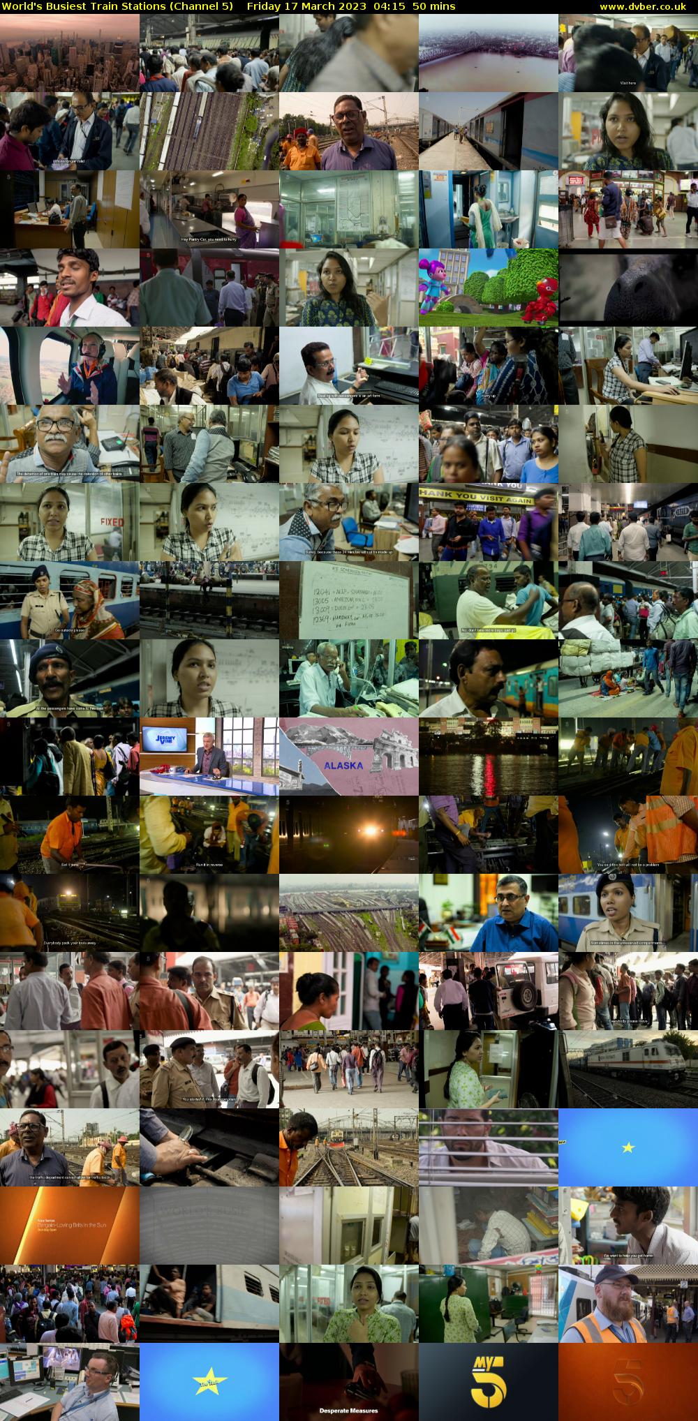 World's Busiest Train Stations (Channel 5) Friday 17 March 2023 04:15 - 05:05