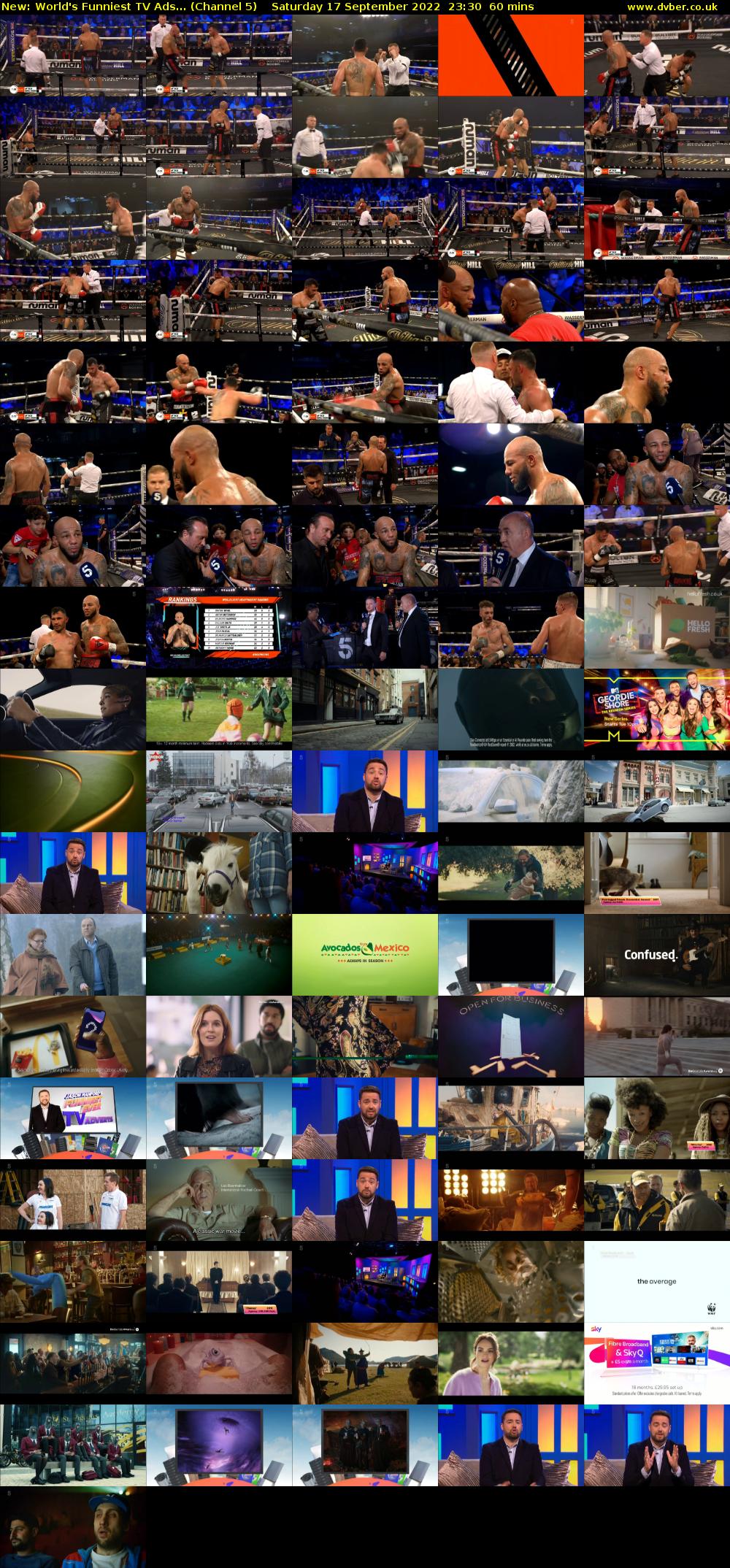 World's Funniest TV Ads... (Channel 5) Saturday 17 September 2022 23:30 - 00:30