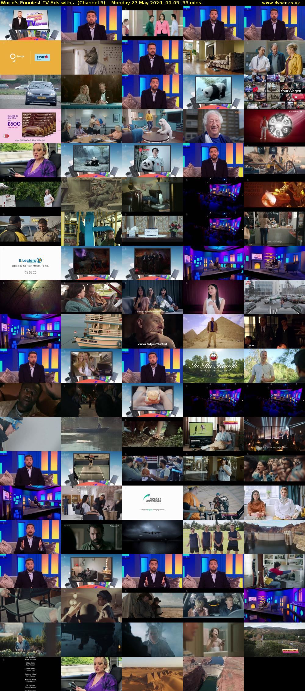 World's Funniest TV Ads with... (Channel 5) Monday 27 May 2024 00:05 - 01:00