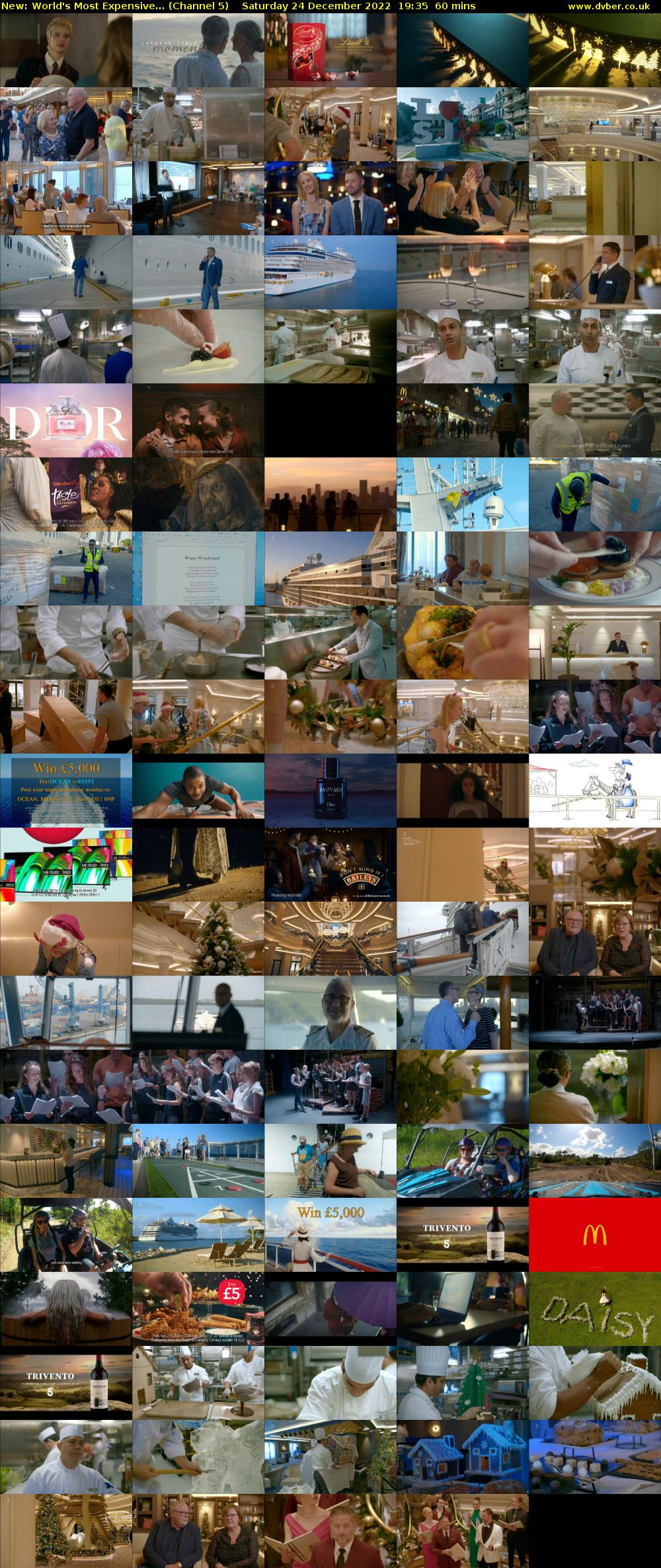 World's Most Expensive... (Channel 5) Saturday 24 December 2022 19:35 - 20:35
