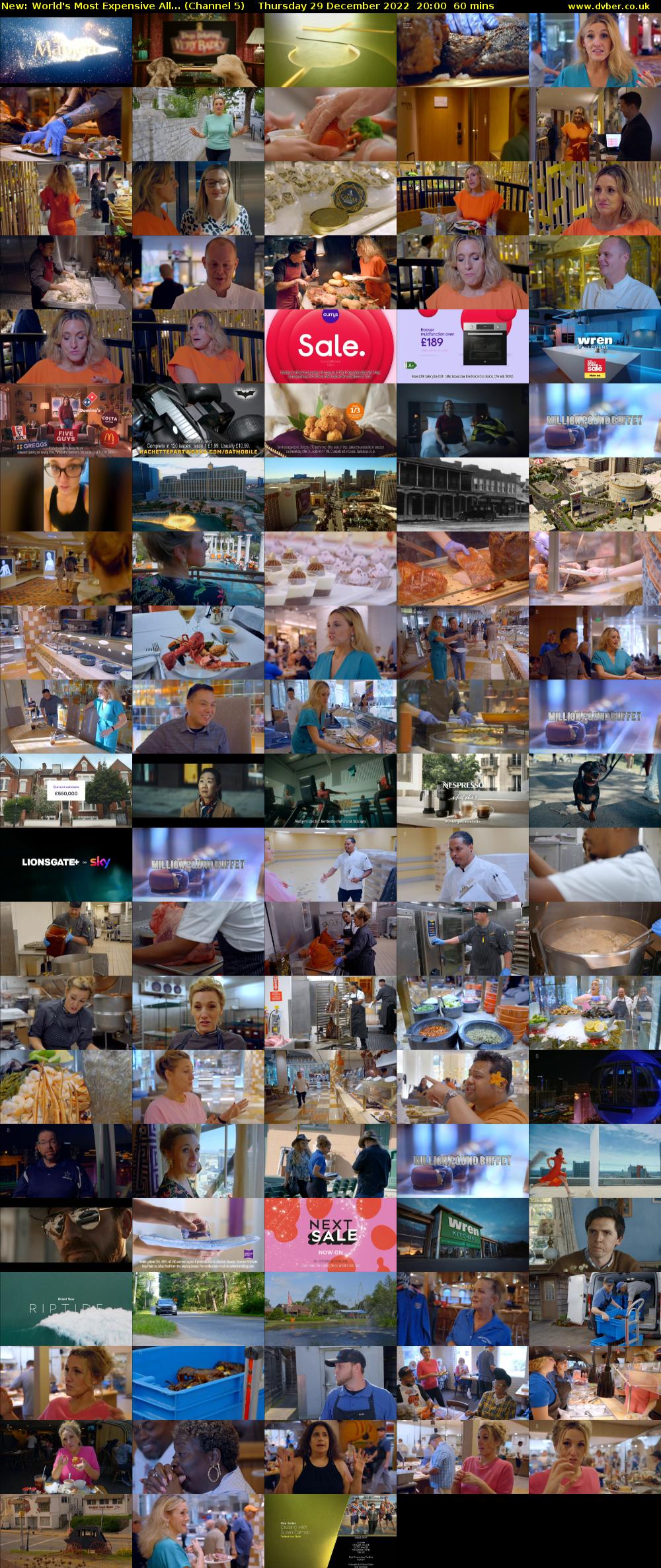 World's Most Expensive All... (Channel 5) Thursday 29 December 2022 20:00 - 21:00