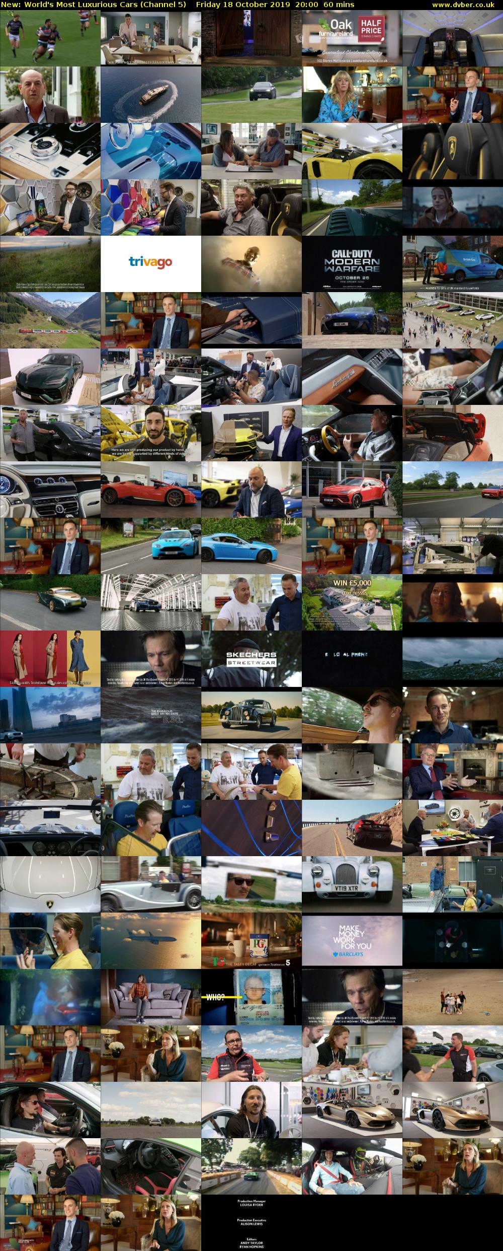 World's Most Luxurious Cars (Channel 5) Friday 18 October 2019 20:00 - 21:00