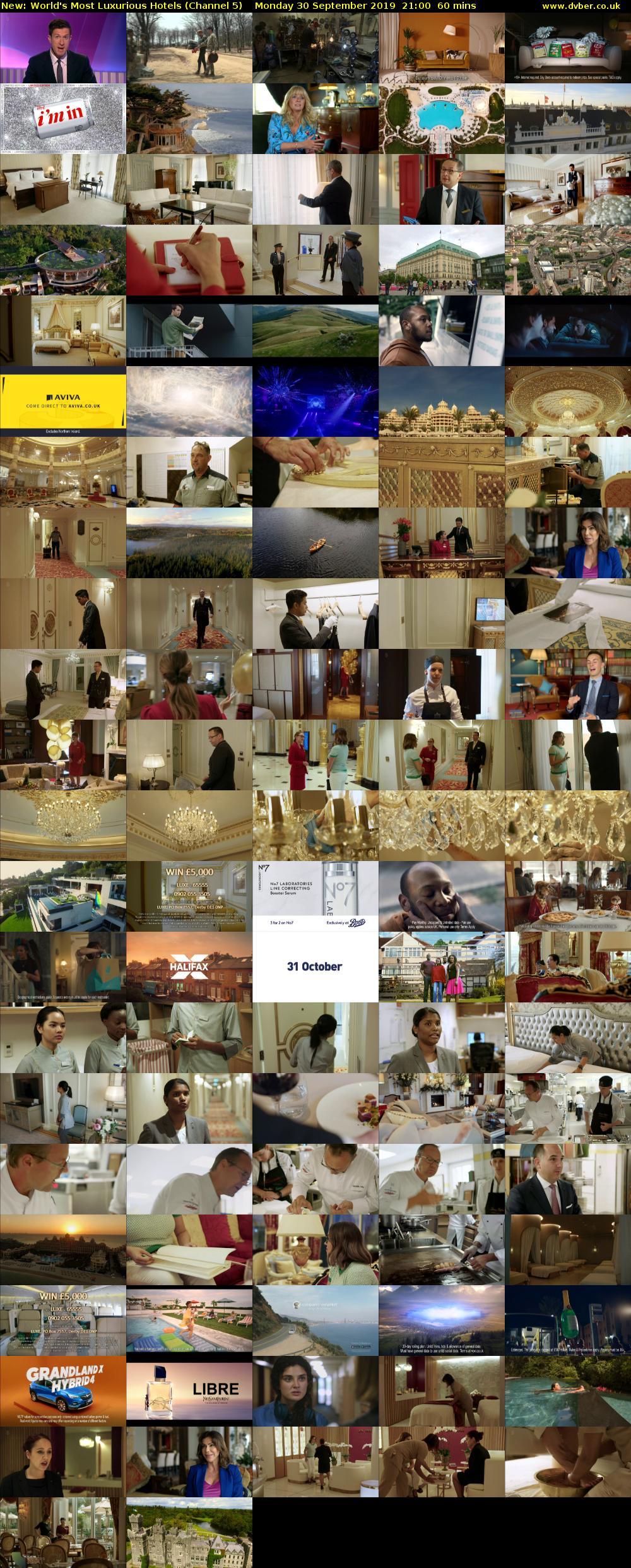 World's Most Luxurious Hotels (Channel 5) Monday 30 September 2019 21:00 - 22:00