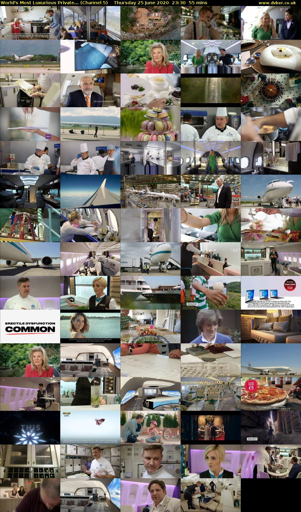 World's Most Luxurious Private... (Channel 5) Thursday 25 June 2020 23:30 - 00:25