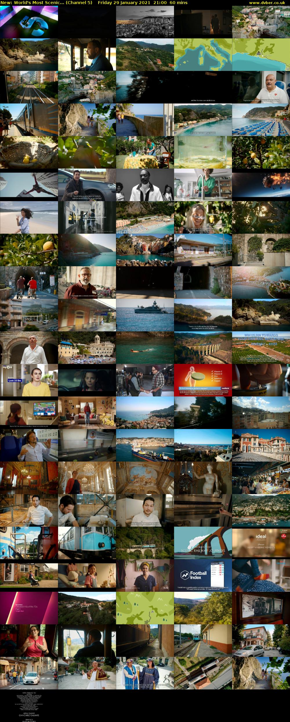 World's Most Scenic... (Channel 5) Friday 29 January 2021 21:00 - 22:00