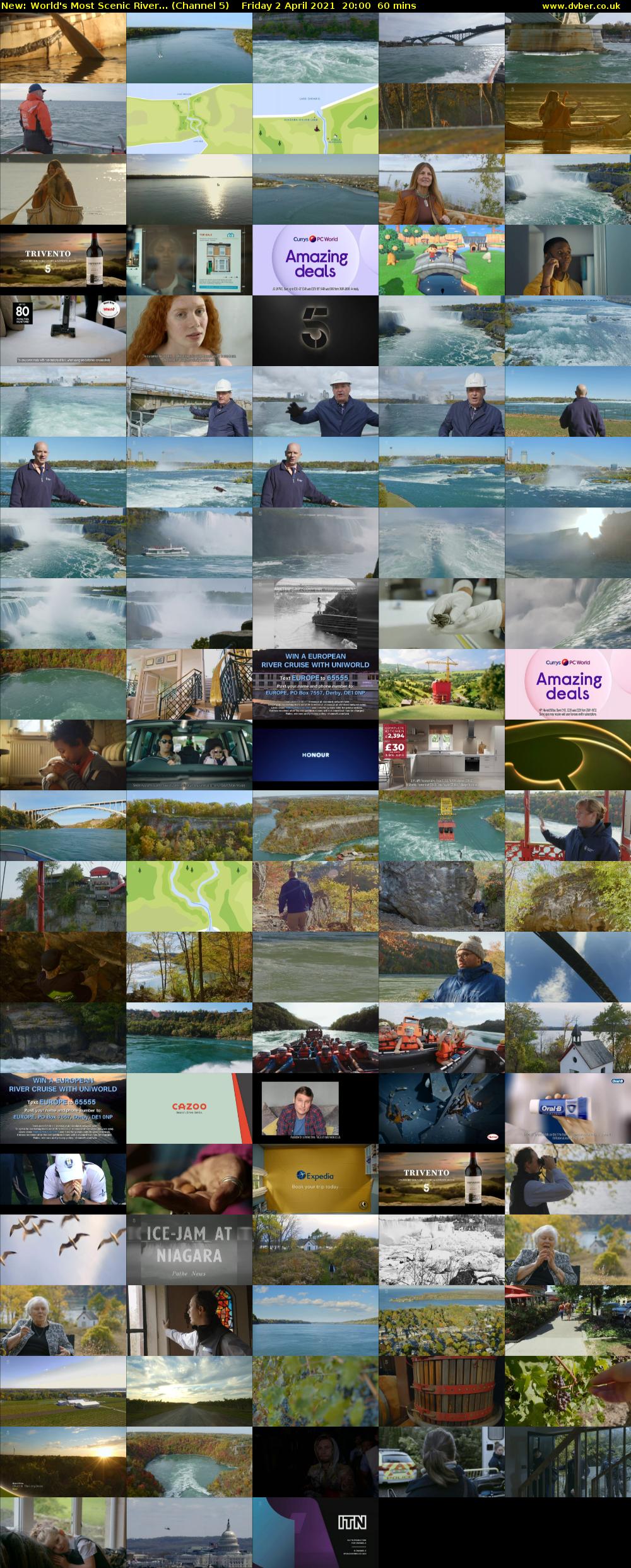 World's Most Scenic River... (Channel 5) Friday 2 April 2021 20:00 - 21:00