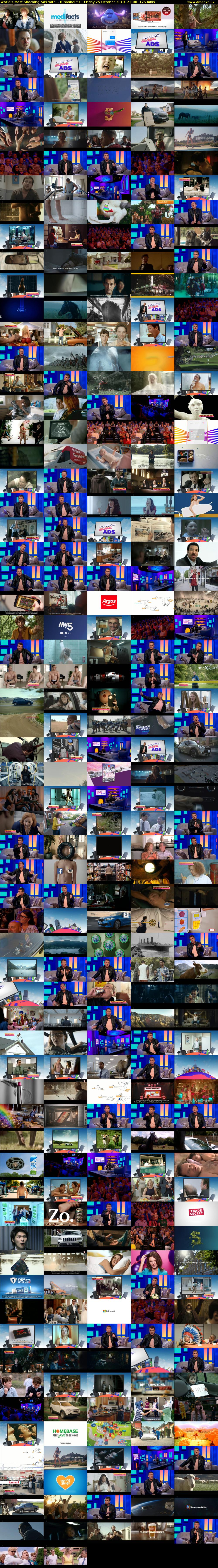 World's Most Shocking Ads with... (Channel 5) Friday 25 October 2019 22:00 - 00:55