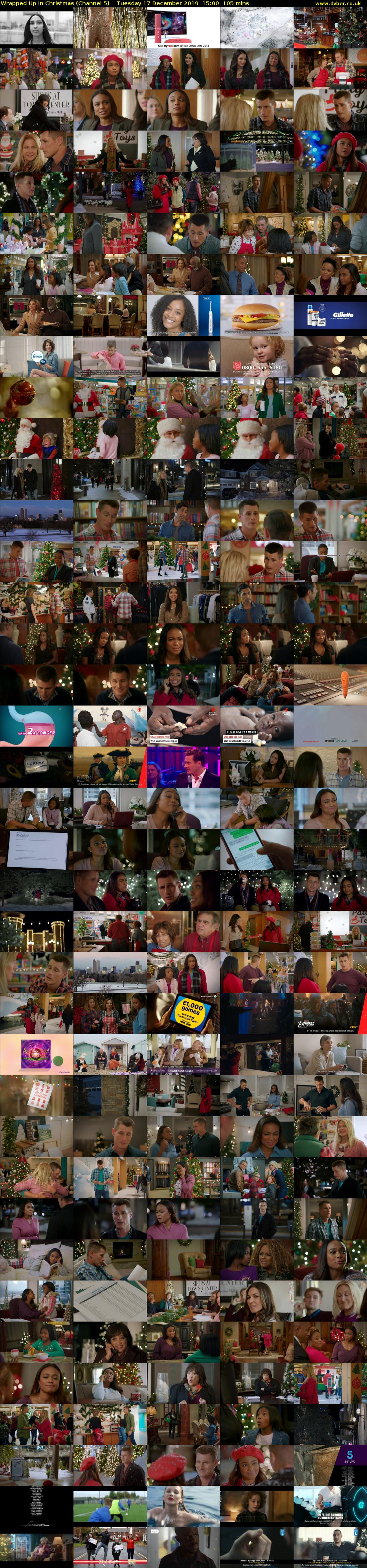 Wrapped Up In Christmas (Channel 5) Tuesday 17 December 2019 15:00 - 16:45