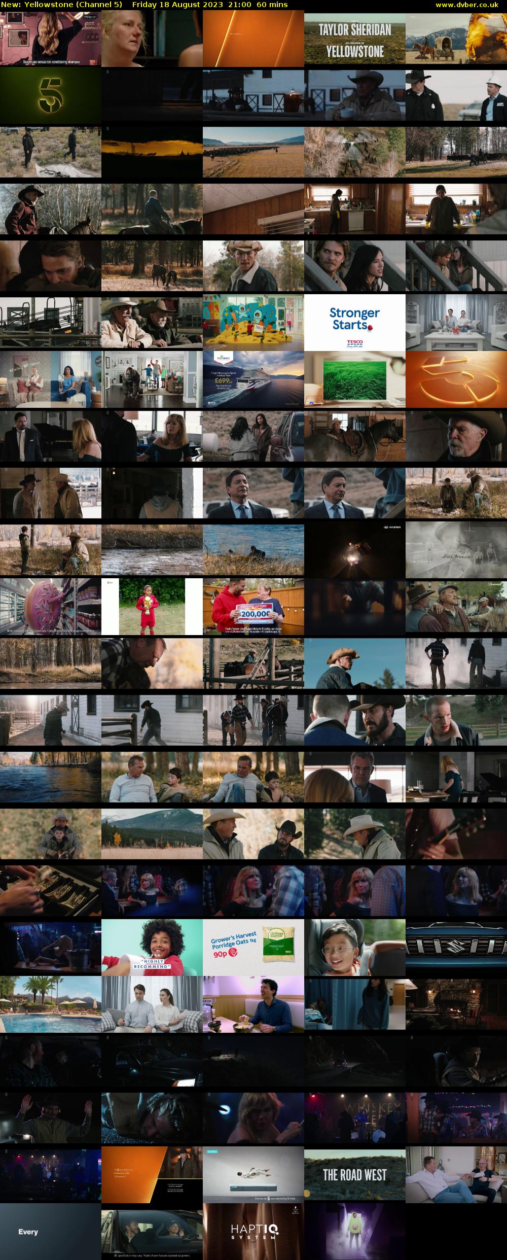Yellowstone (Channel 5) Friday 18 August 2023 21:00 - 22:00