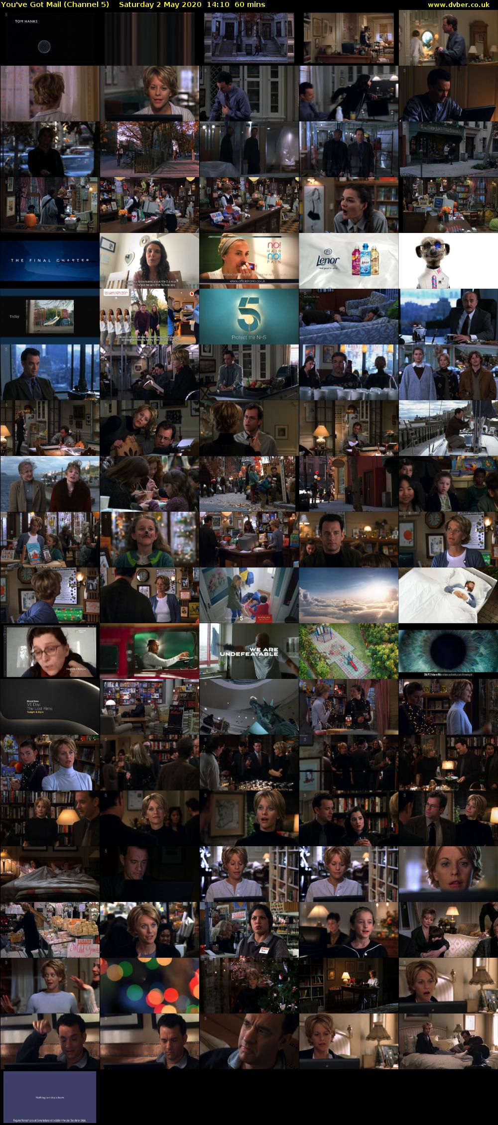 You've Got Mail (Channel 5) Saturday 2 May 2020 14:10 - 15:10