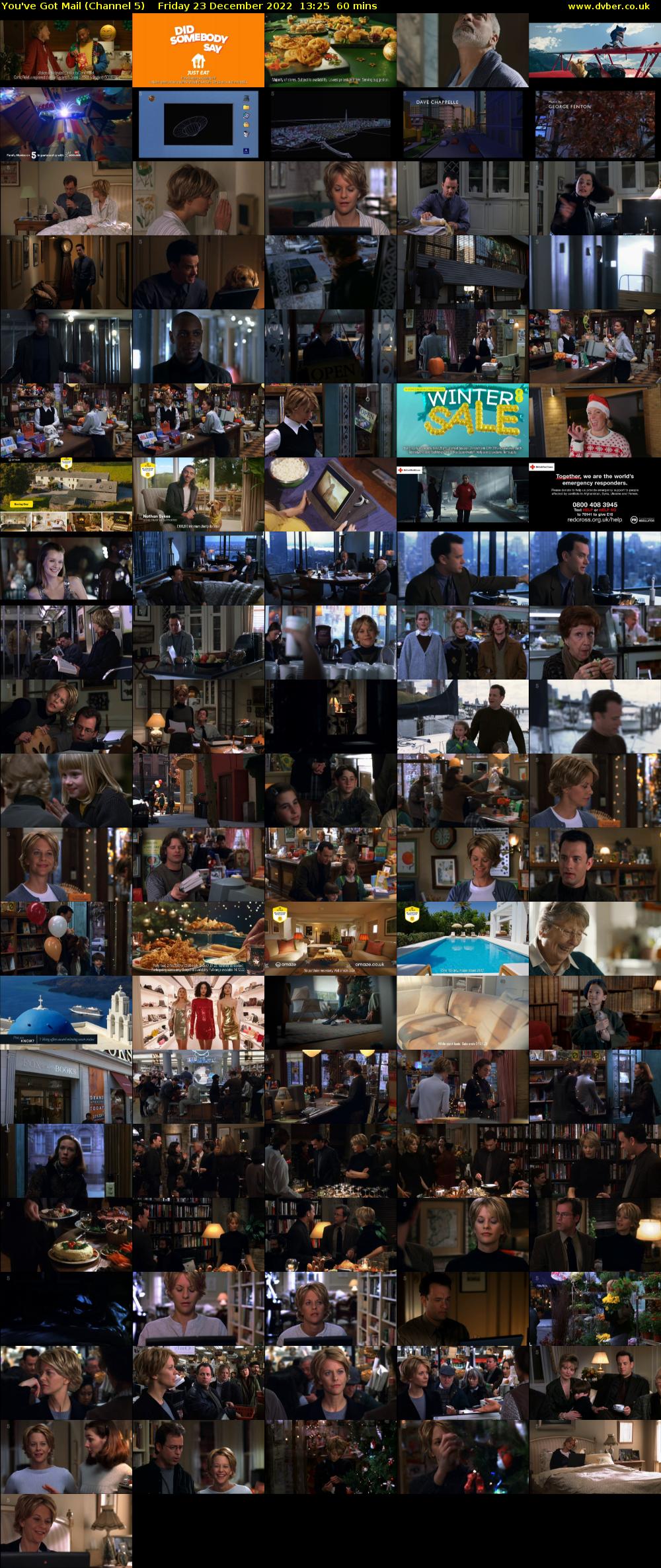 You've Got Mail (Channel 5) Friday 23 December 2022 13:25 - 14:25
