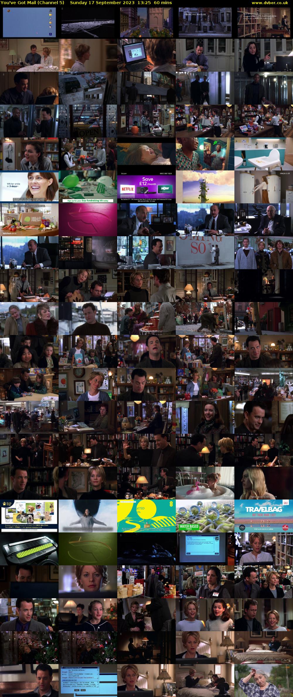 You've Got Mail (Channel 5) Sunday 17 September 2023 13:25 - 14:25