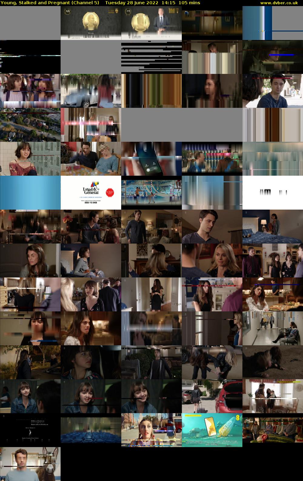 Young, Stalked and Pregnant (Channel 5) Tuesday 28 June 2022 14:15 - 16:00
