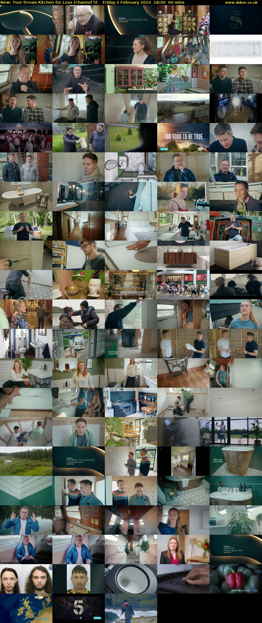 Your Dream Kitchen for Less (Channel 5) Friday 2 February 2024 18:00 - 19:00