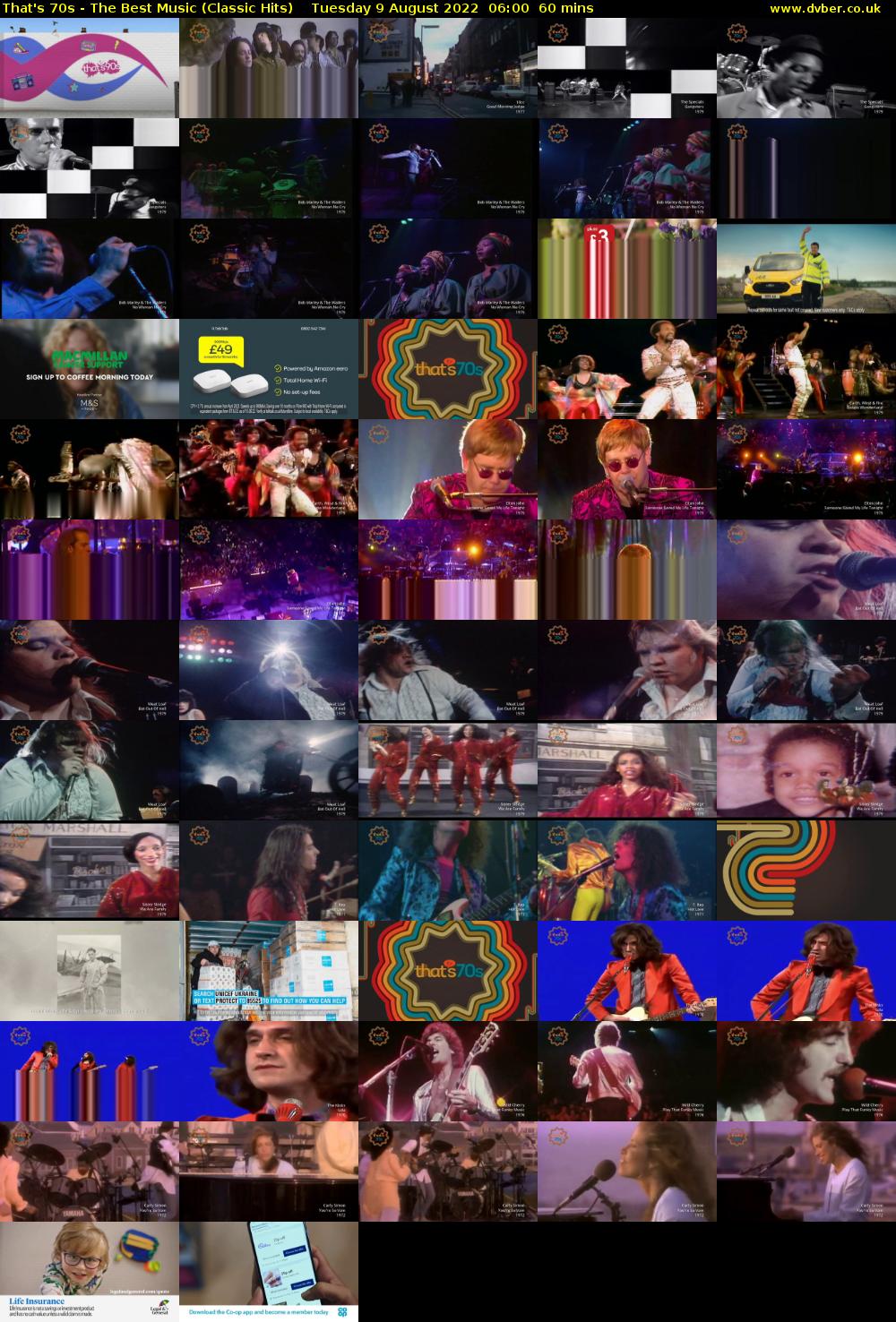 That's 70s - The Best Music (Classic Hits) Tuesday 9 August 2022 06:00 - 07:00