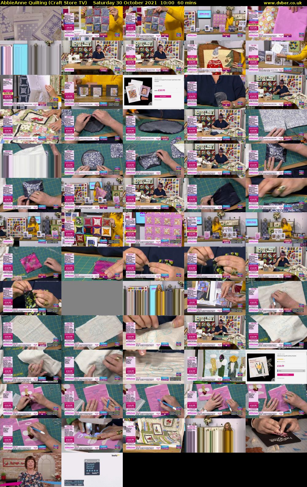 AbbieAnne Quilting (Craft Store TV) Saturday 30 October 2021 10:00 - 11:00