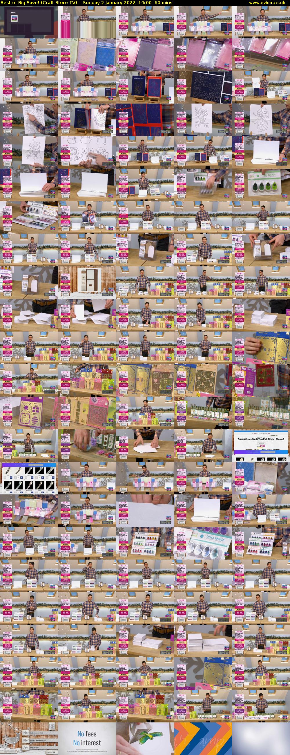 Best of Big Save! (Craft Store TV) Sunday 2 January 2022 14:00 - 15:00