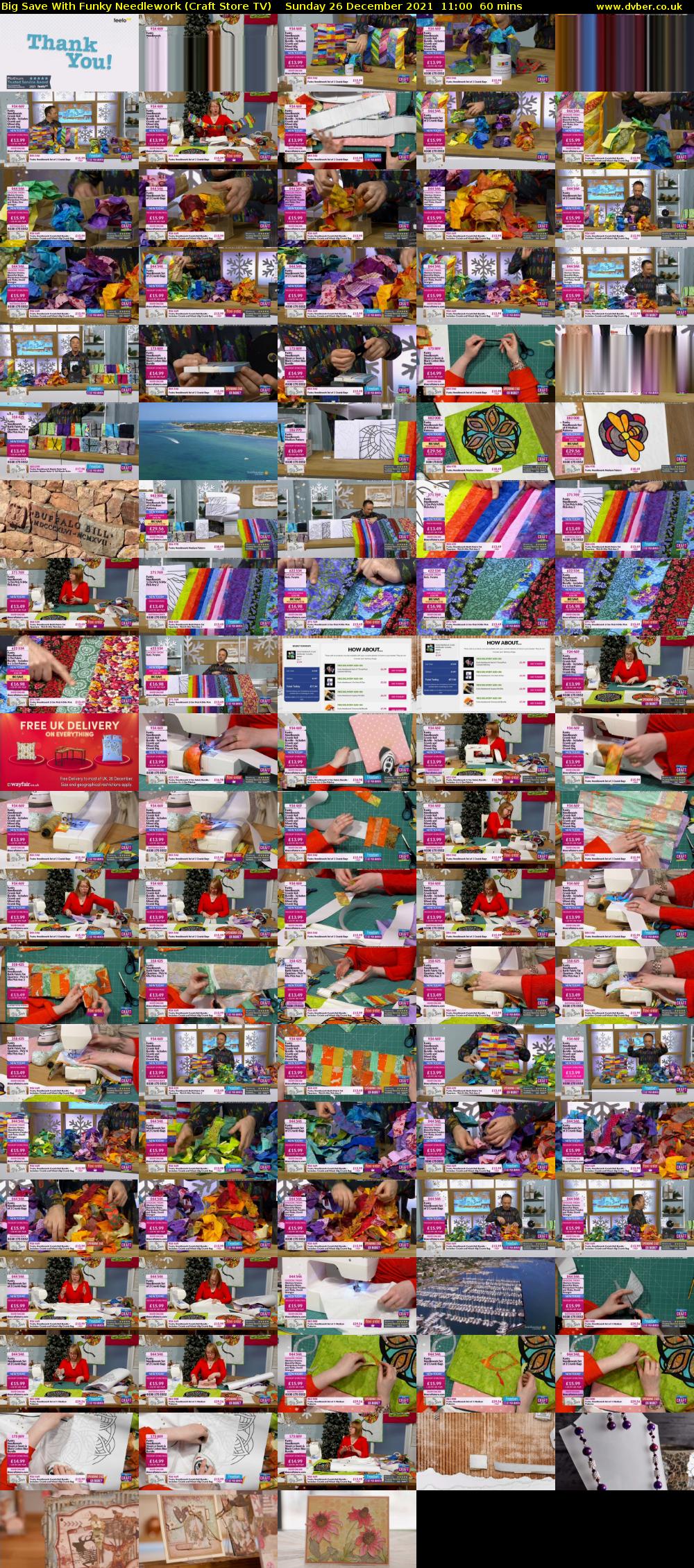 Big Save With Funky Needlework (Craft Store TV) Sunday 26 December 2021 11:00 - 12:00
