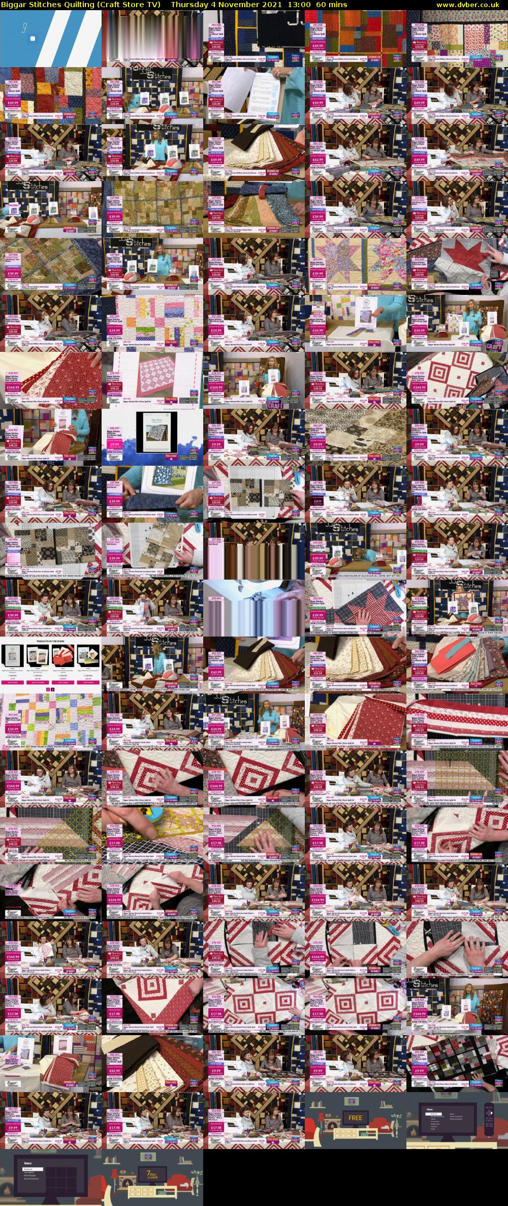 Biggar Stitches Quilting (Craft Store TV) Thursday 4 November 2021 13:00 - 14:00