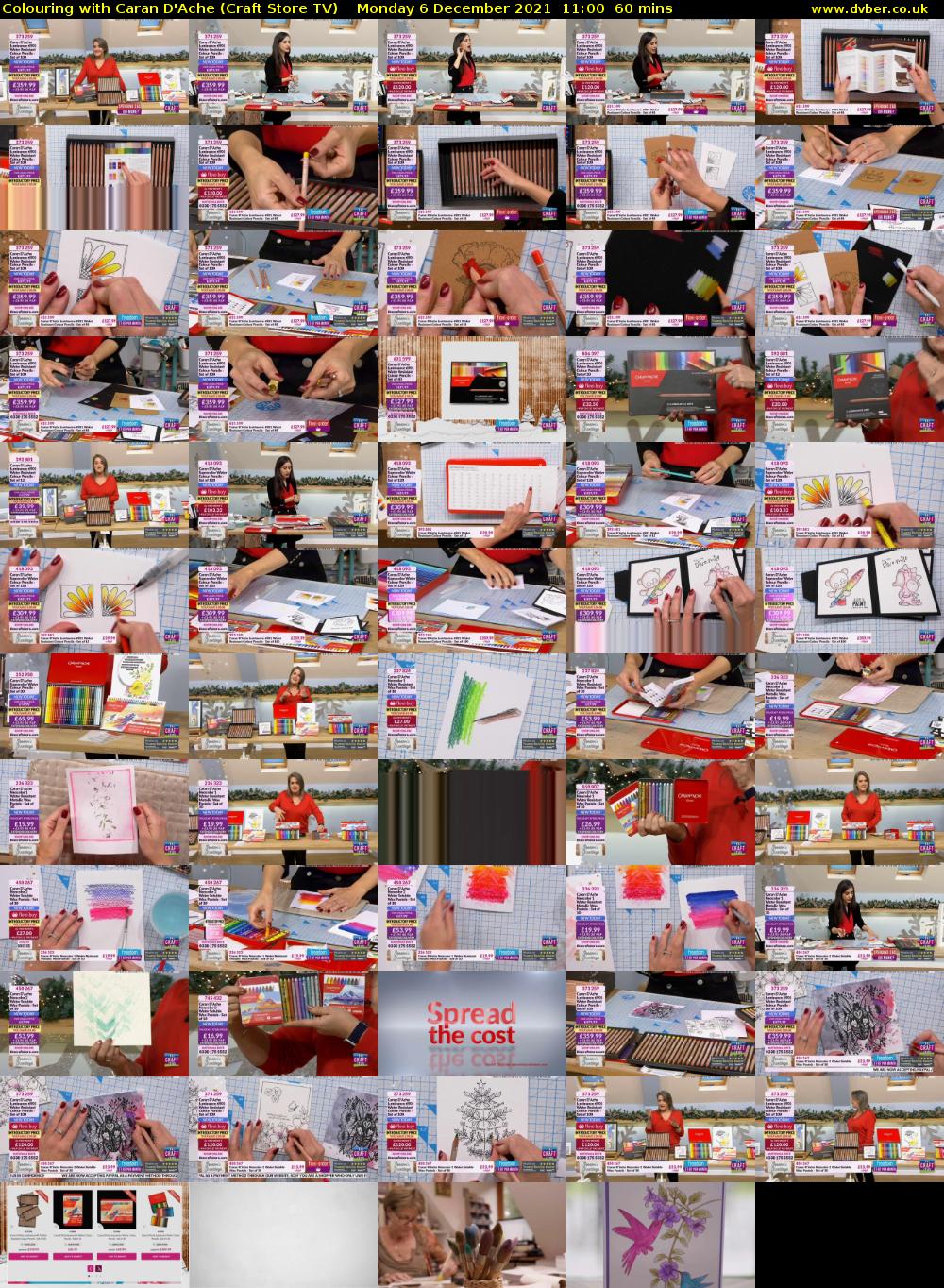 Colouring with Caran D'Ache (Craft Store TV) Monday 6 December 2021 11:00 - 12:00