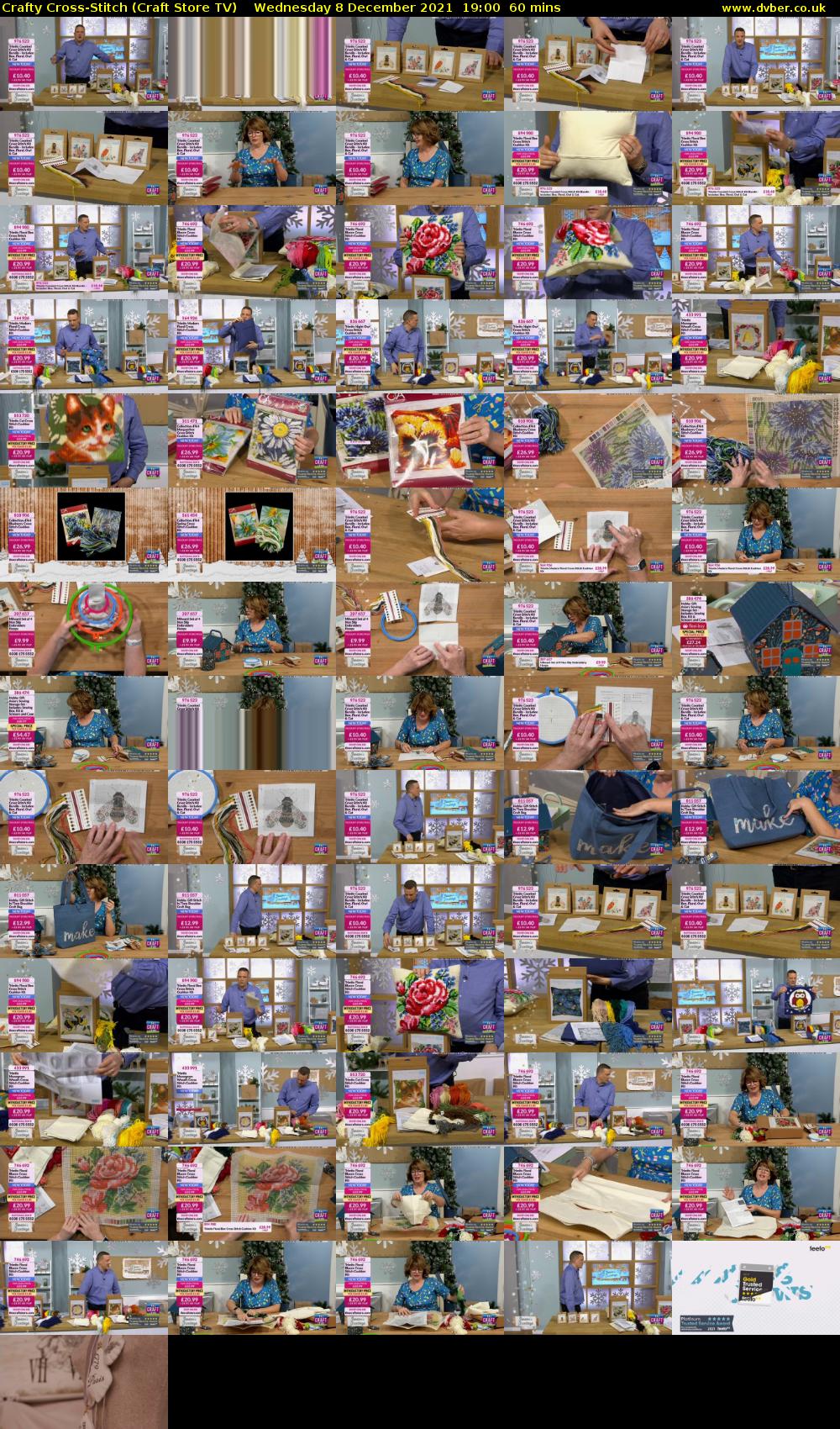 Crafty Cross-Stitch (Craft Store TV) Wednesday 8 December 2021 19:00 - 20:00