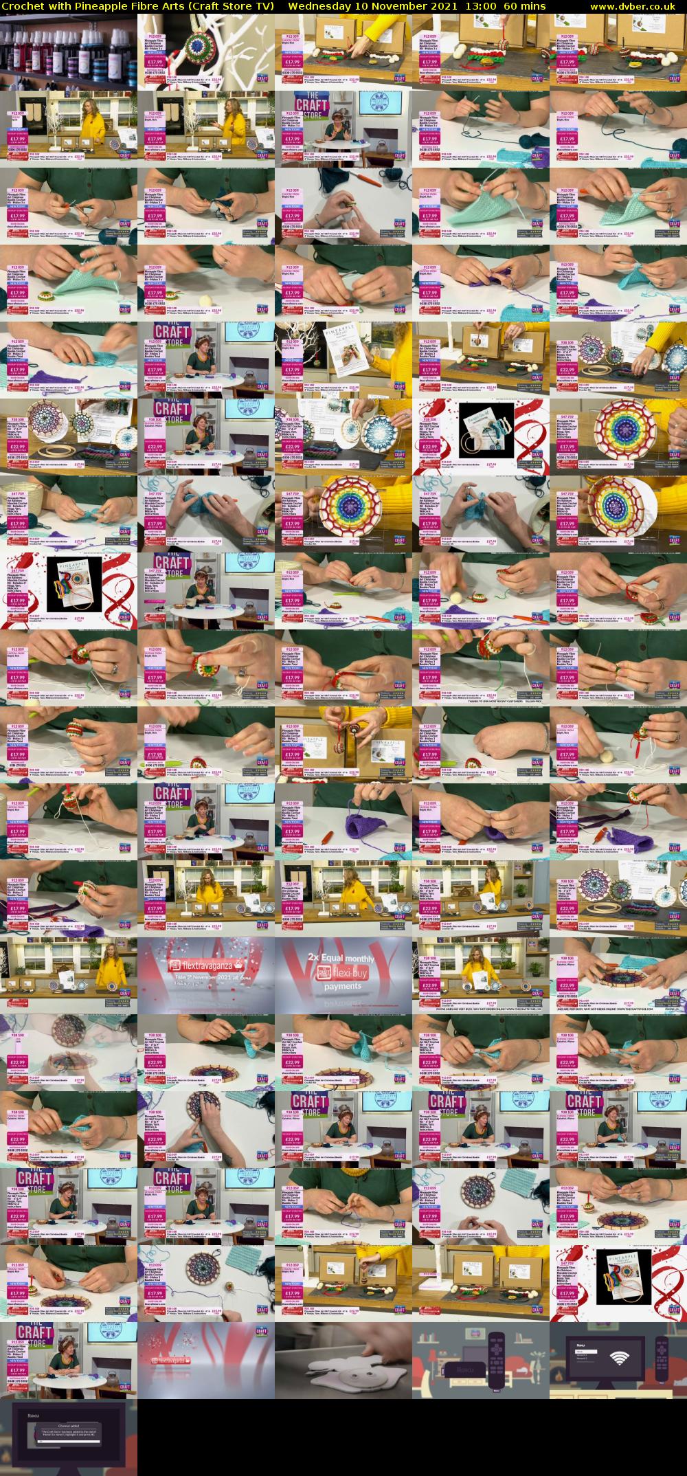 Crochet with Pineapple Fibre Arts (Craft Store TV) Wednesday 10 November 2021 13:00 - 14:00
