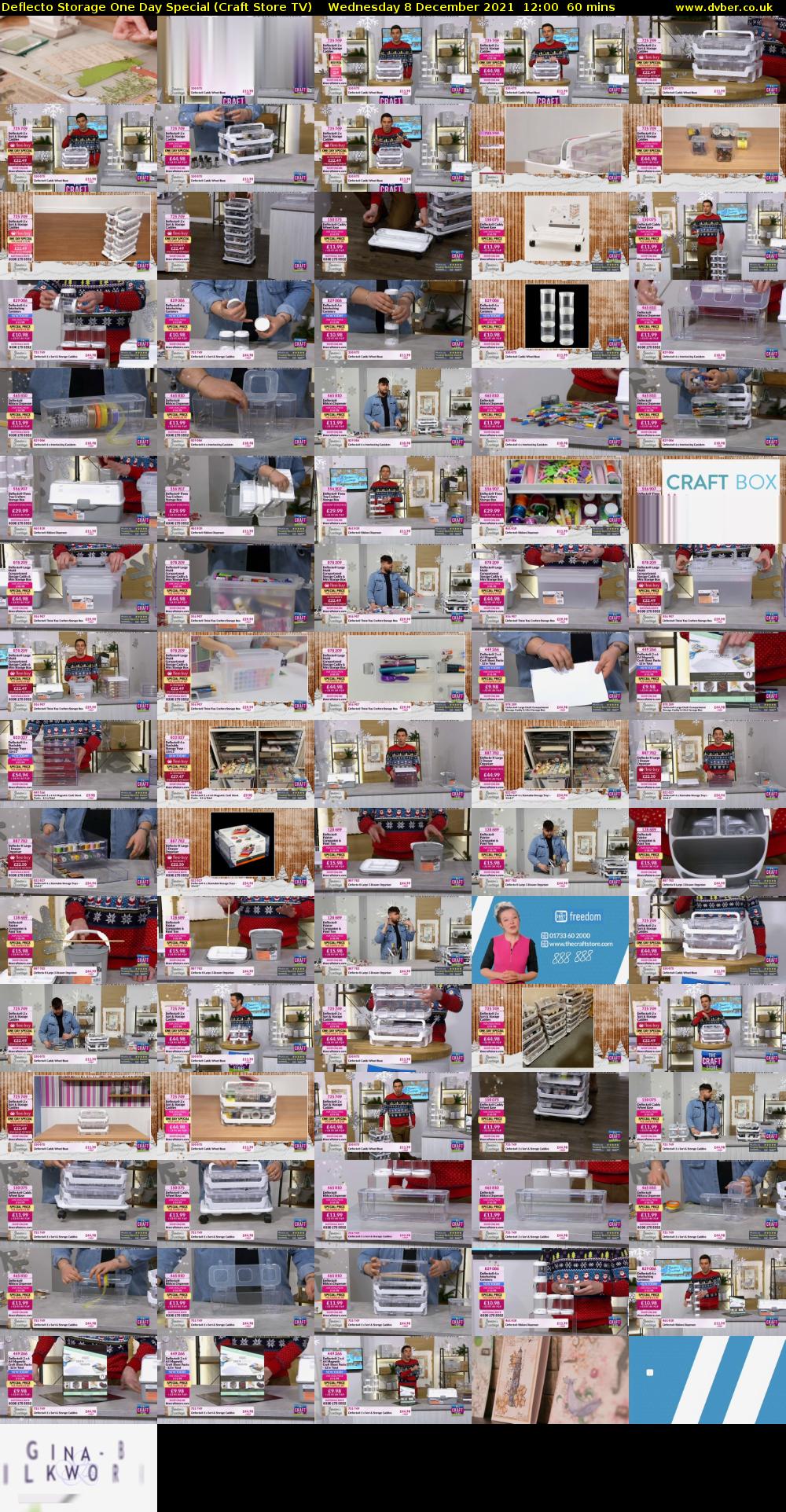 Deflecto Storage One Day Special (Craft Store TV) Wednesday 8 December 2021 12:00 - 13:00