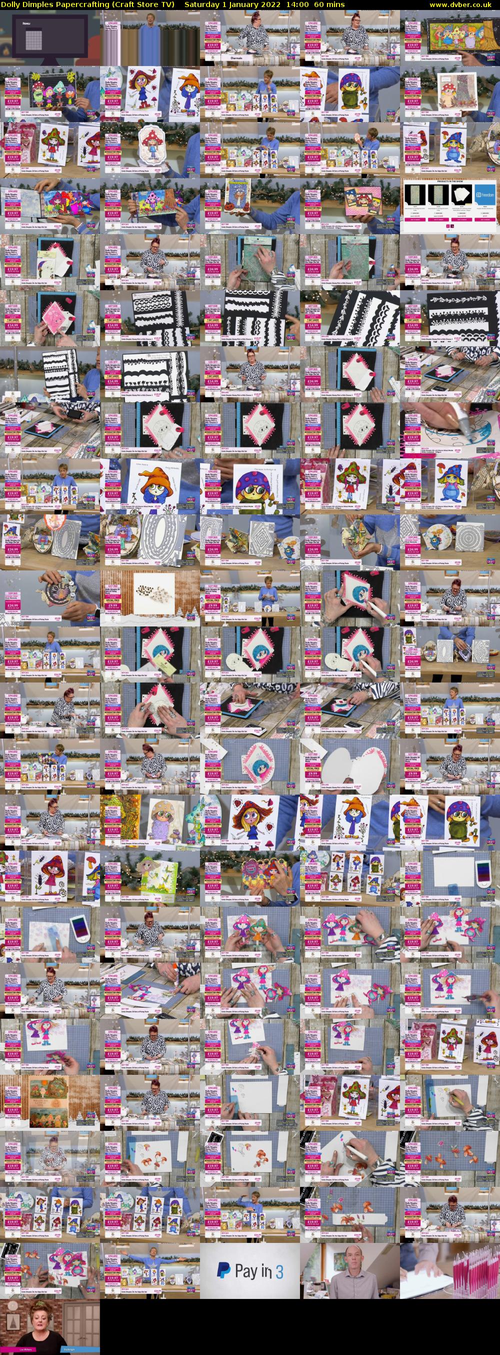 Dolly Dimples Papercrafting (Craft Store TV) Saturday 1 January 2022 14:00 - 15:00
