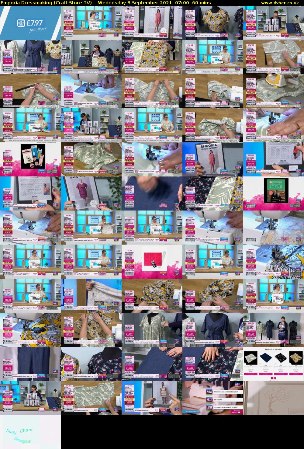 Emporia Dressmaking (Craft Store TV) Wednesday 8 September 2021 08:00 - 09:00