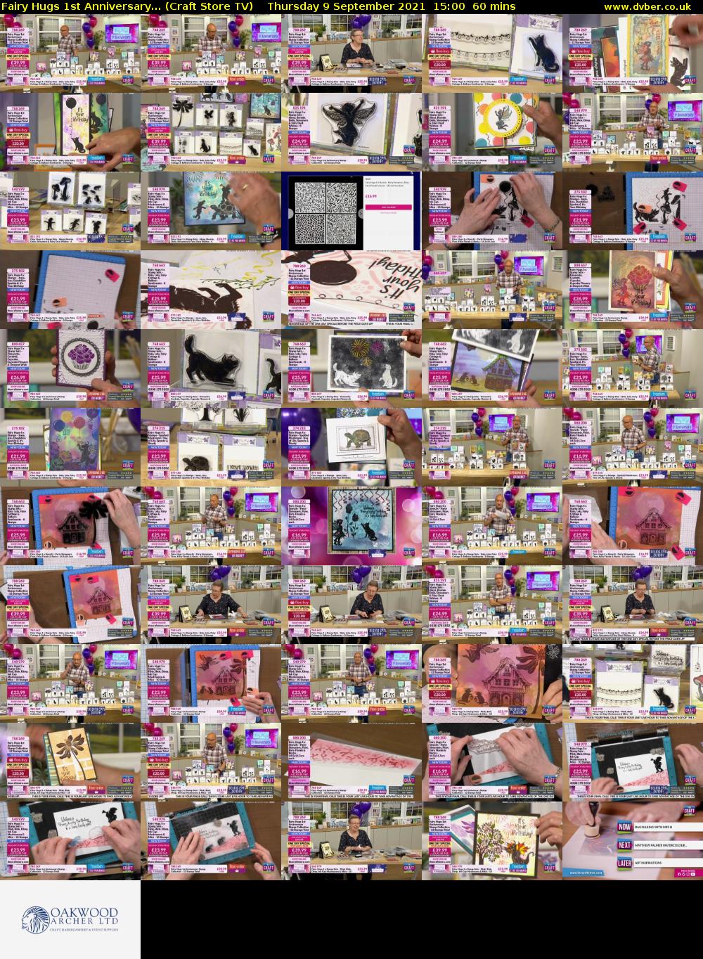 Fairy Hugs 1st Anniversary... (Craft Store TV) Thursday 9 September 2021 16:00 - 17:00