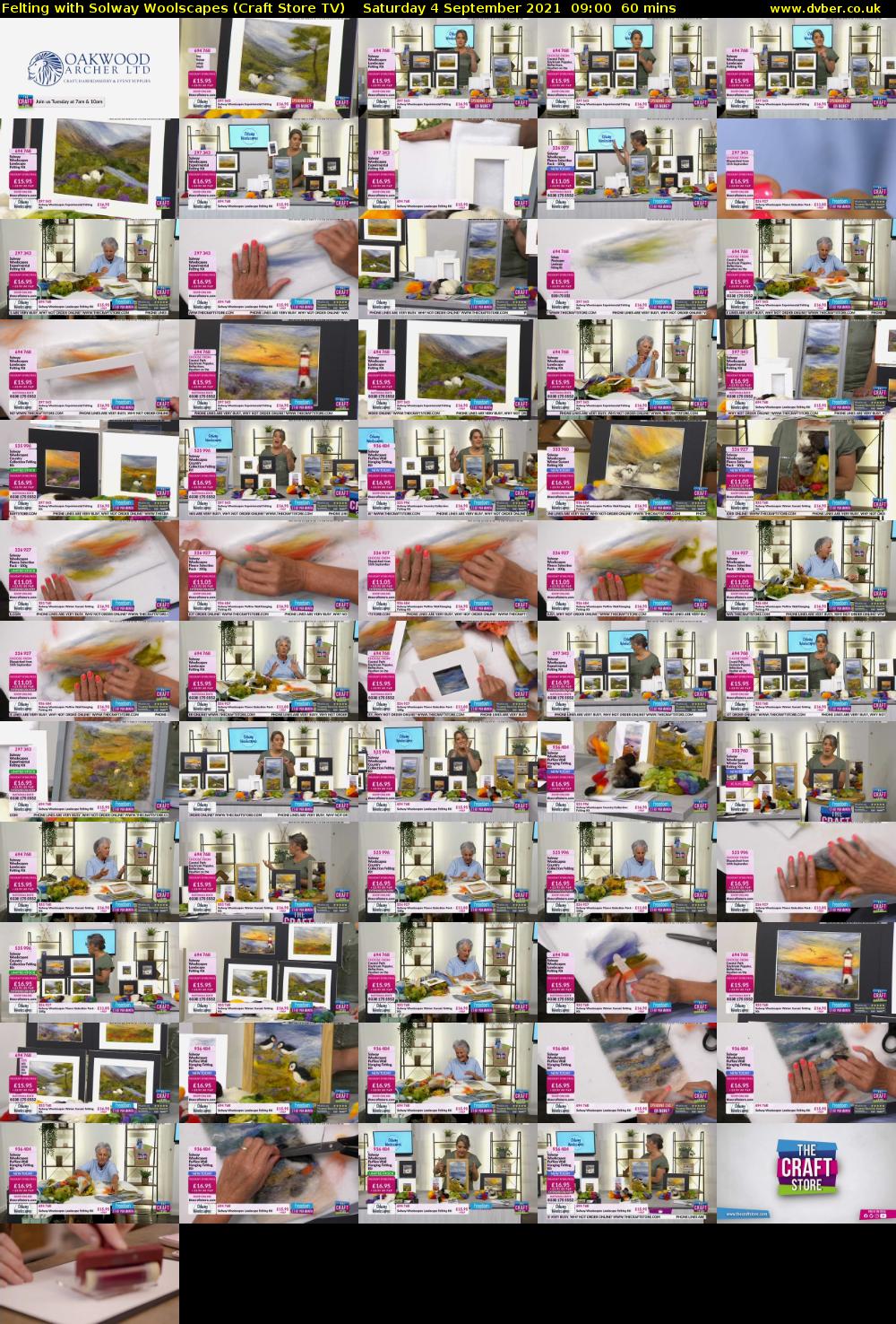 Felting with Solway Woolscapes (Craft Store TV) Saturday 4 September 2021 10:00 - 11:00