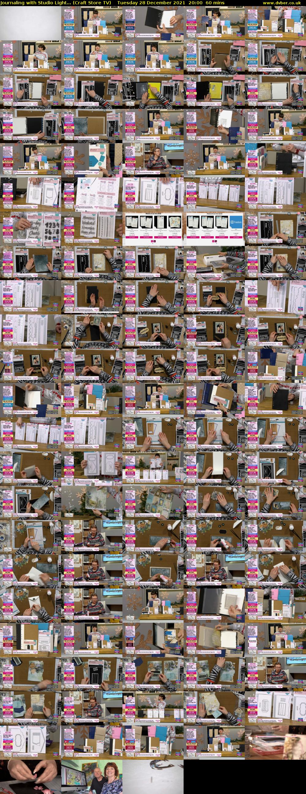 Journaling with Studio Light... (Craft Store TV) Tuesday 28 December 2021 20:00 - 21:00