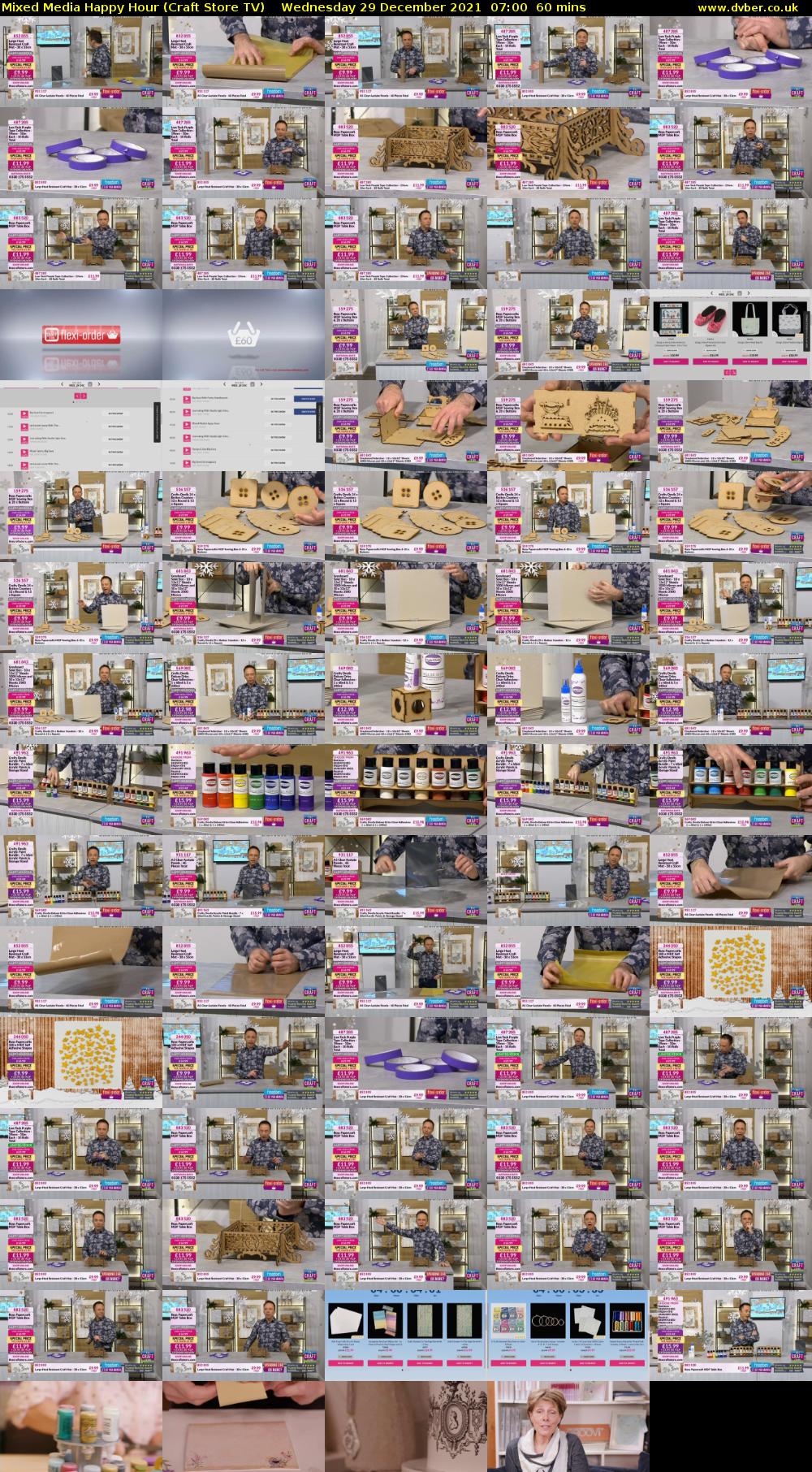Mixed Media Happy Hour (Craft Store TV) Wednesday 29 December 2021 07:00 - 08:00