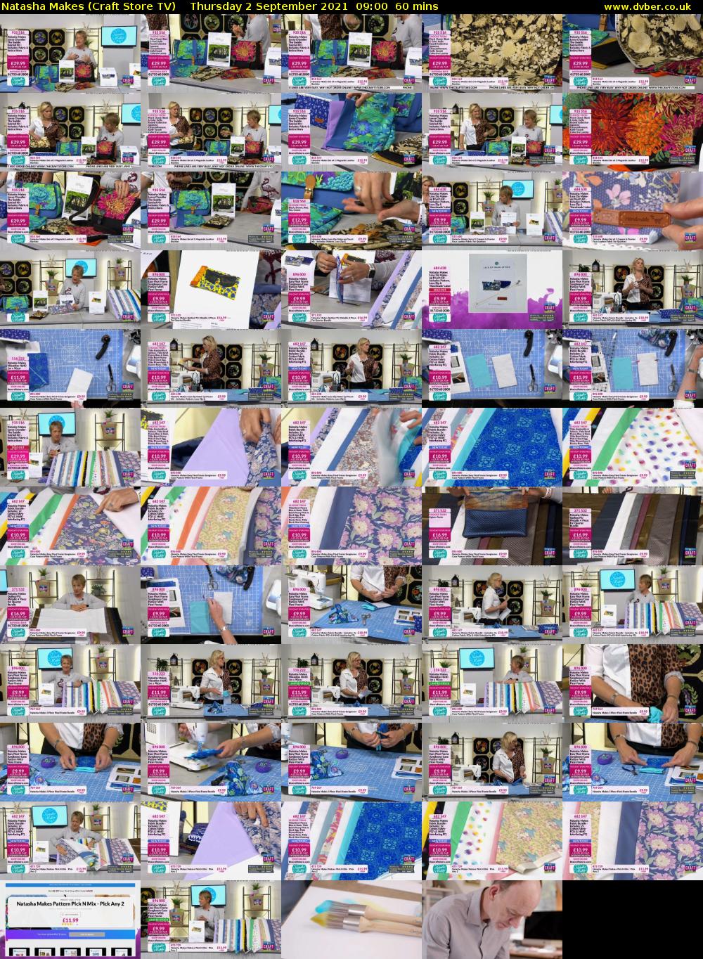 Natasha Makes (Craft Store TV) Thursday 2 September 2021 10:00 - 11:00
