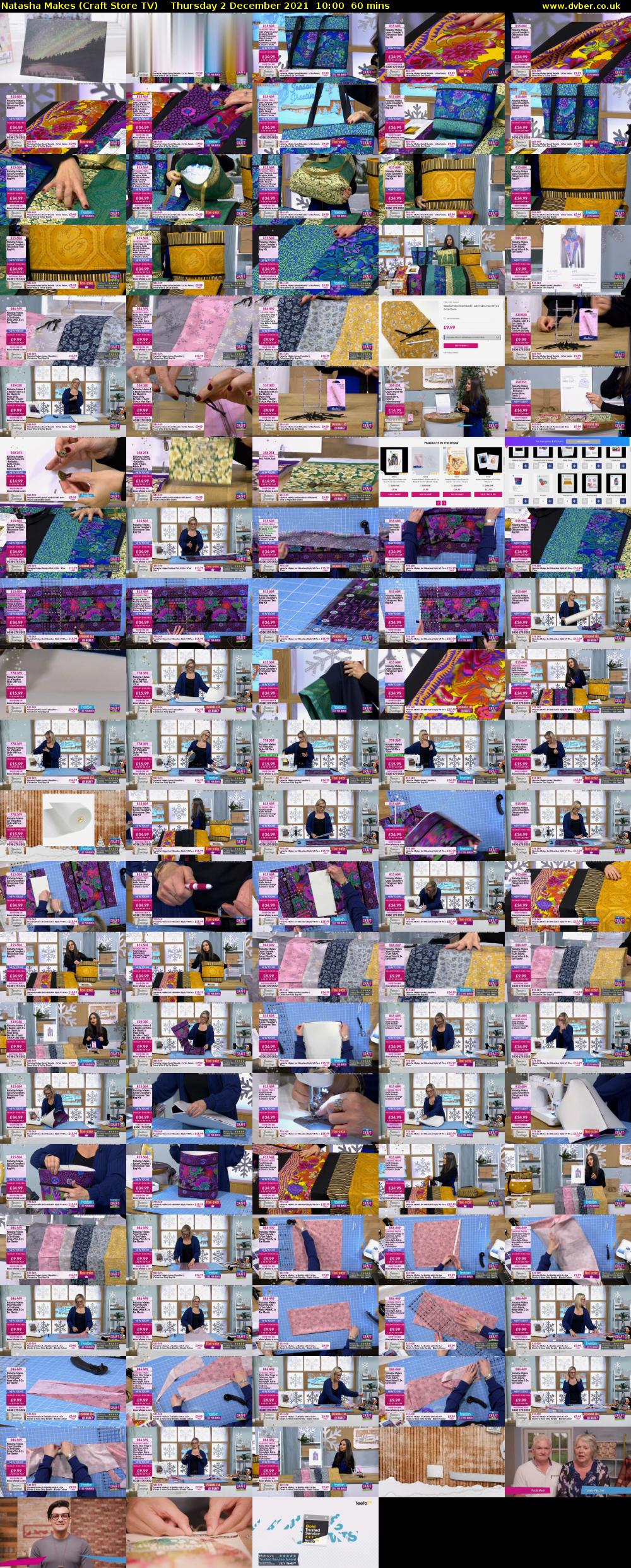 Natasha Makes (Craft Store TV) Thursday 2 December 2021 10:00 - 11:00