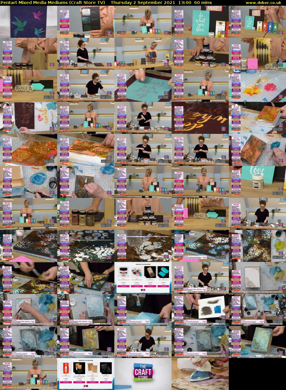 Pentart Mixed Media Mediums (Craft Store TV) Thursday 2 September 2021 14:00 - 15:00