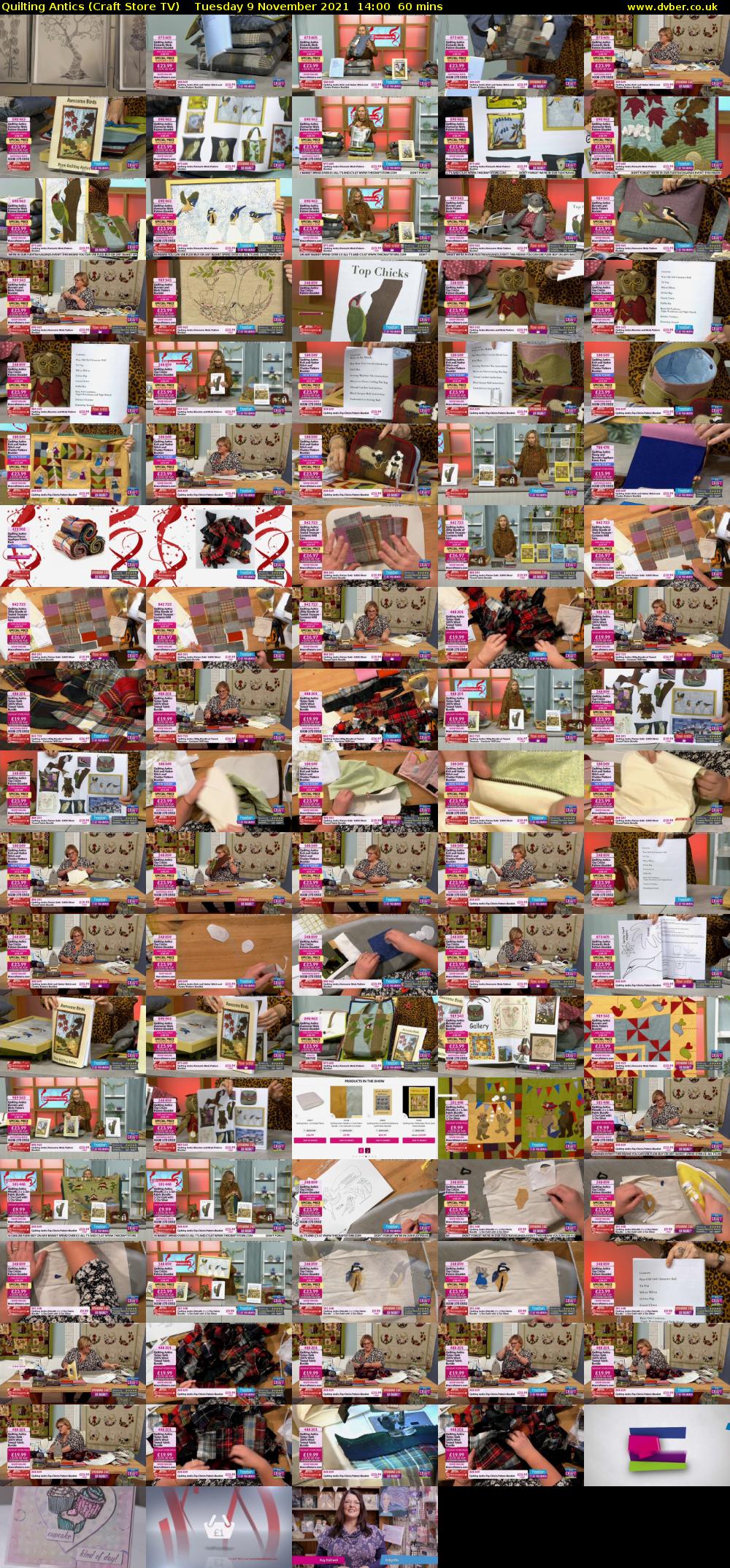 Quilting Antics (Craft Store TV) Tuesday 9 November 2021 14:00 - 15:00
