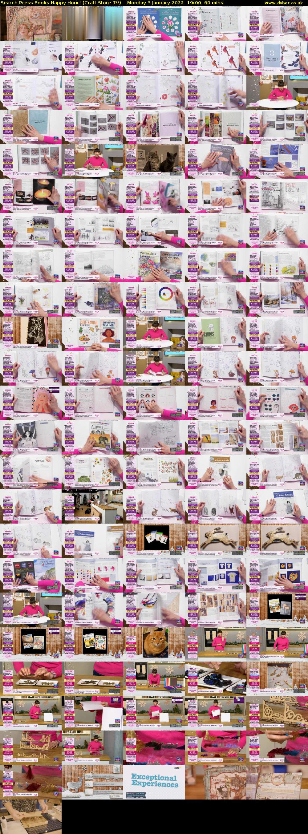 Search Press Books Happy Hour! (Craft Store TV) Monday 3 January 2022 19:00 - 20:00