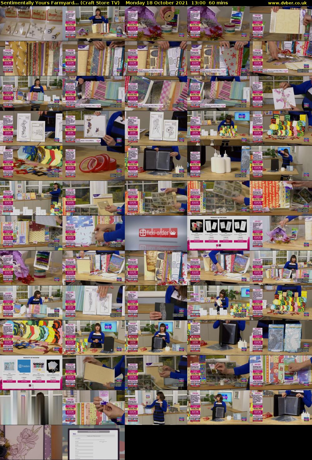 Sentimentally Yours Farmyard... (Craft Store TV) Monday 18 October 2021 13:00 - 14:00