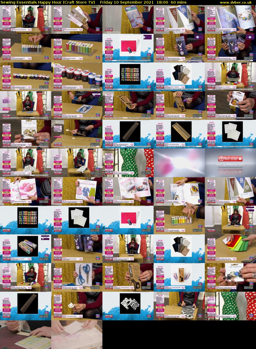 Sewing Essentials Happy Hour (Craft Store TV) Friday 10 September 2021 19:00 - 20:00
