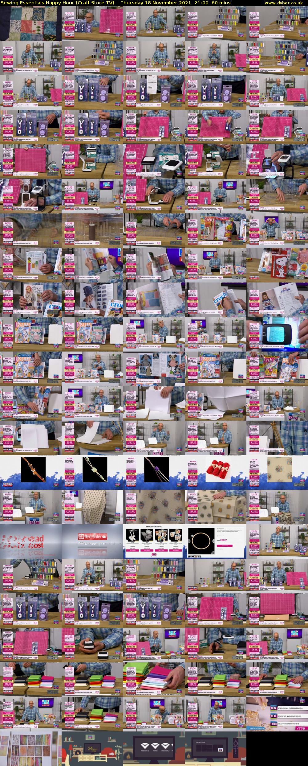 Sewing Essentials Happy Hour (Craft Store TV) Thursday 18 November 2021 21:00 - 22:00