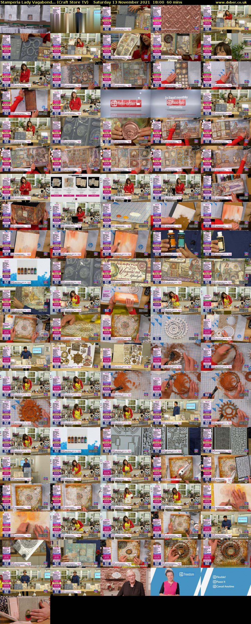 Stamperia Lady Vagabond... (Craft Store TV) Saturday 13 November 2021 18:00 - 19:00