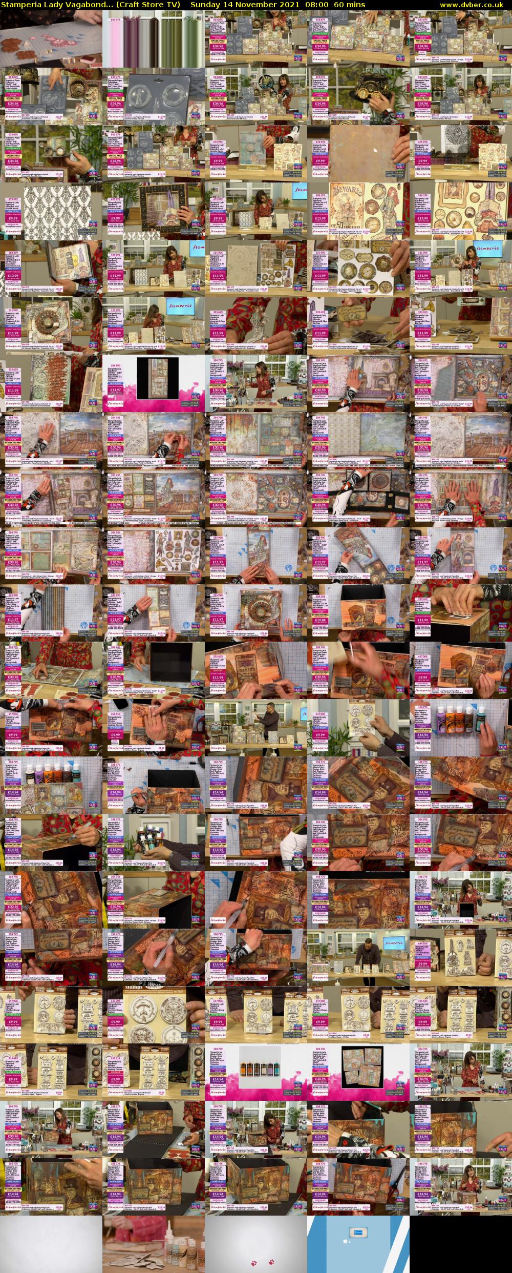Stamperia Lady Vagabond... (Craft Store TV) Sunday 14 November 2021 08:00 - 09:00