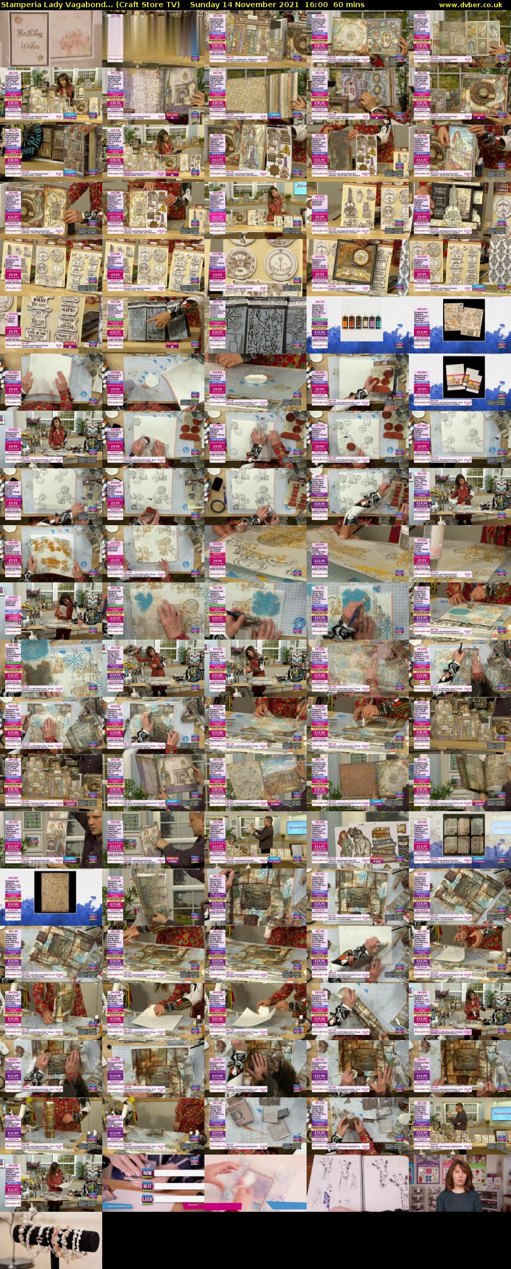 Stamperia Lady Vagabond... (Craft Store TV) Sunday 14 November 2021 16:00 - 17:00