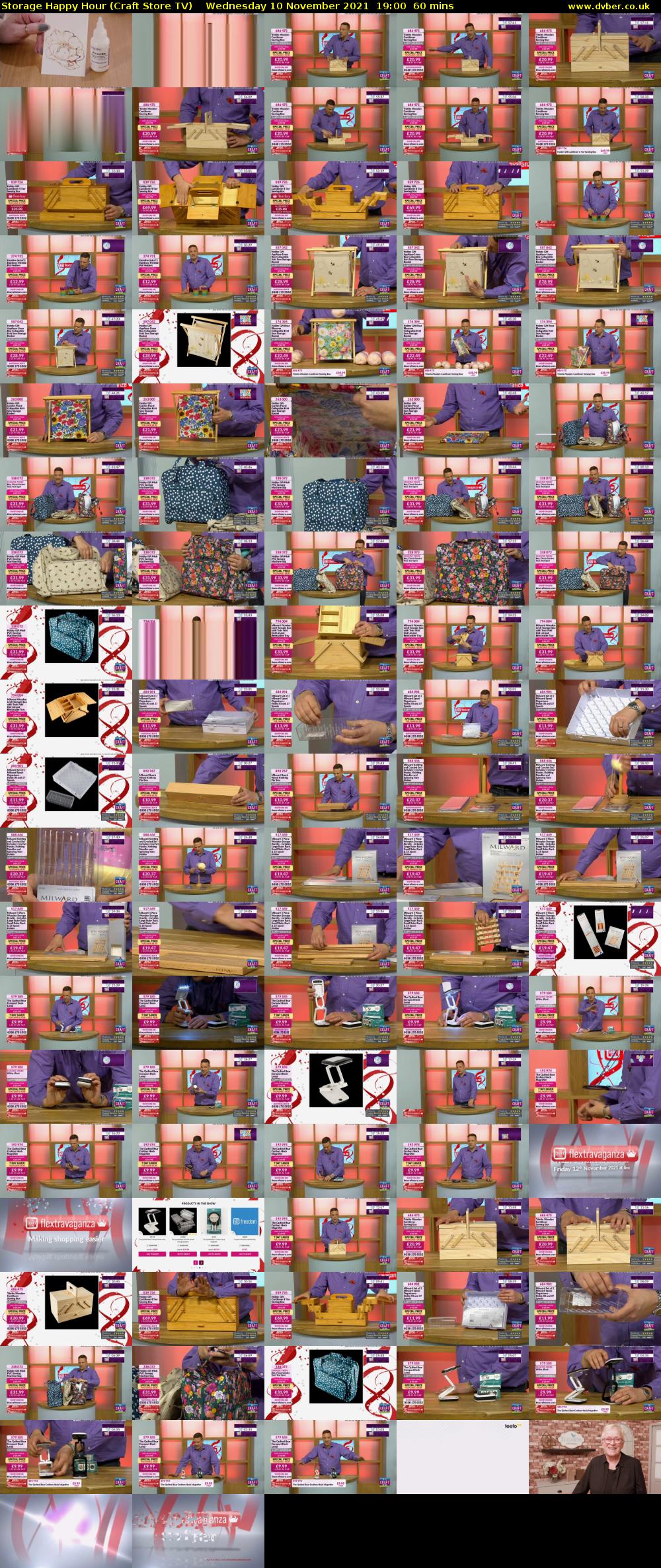 Storage Happy Hour (Craft Store TV) Wednesday 10 November 2021 19:00 - 20:00